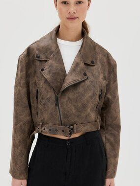 Lioness Staten Island Jacket- Chocolate Color, Size XL